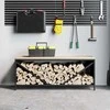 Sodo supamoji kėdė Balta 92 x 70 x 108cm HDPE