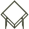 Sodo supamoji kėdė Juoda 92 x 70 x 108cm HDPE