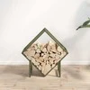 Sodo supamoji kėdė Juoda 92 x 70 x 108cm HDPE
