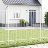 Sodo tvora 4 pcs Pilka 6,8 x 1,2 m Miltelinis plienas