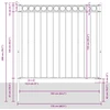 Sodo tvora, juodos spalvos, 1,7x1,5 m, plienas