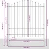 Sodo tvora Woerden Balta 170 x 215 cm