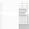 Sodo tvora Woerden Balta 170 x 215 cm