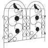 Sodo tvora 5 pcs Juoda Plienas