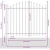 Sodo tvora Woerden Pilka 170 x 165 cm