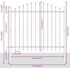 Sodo tvora Woerden Pilka 170 x 190 cm
