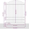 Sodo tvora Woerden Pilka 170 x 225 cm