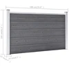 Sodo tvora, pilkos spalvos, 526x106cm, WPC (49073+2x49075)