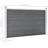 Sodo tvora, pilkos spalvos, 872x106cm, WPC (49073+4x49075)