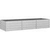 Sodo tvora 2 pcs Pilka 3,4 x 1 m Miltelinis plienas