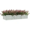 Sodo tvora 2 pcs Pilka 3,4 x 1 m Miltelinis plienas