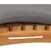 Sodo valgomojo stalas, 220x90x75 cm, akacijos medienos masyvas