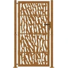 Wiesenfield Sodo vartai, 100x200 cm, atsparūs oro sąlygoms, plienas, su atbrailomis