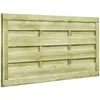 Sodo vartai, 2vnt., žali, 150x75cm, impregnuota pušies mediena