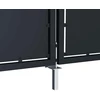 Sodo vartai, antracito spalvos, 350x175cm, plienas