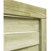 Sodo vartai, žali, 100x125cm, impregnuota pušies mediena