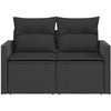 Sodo vazonas Juoda 80 x 80 x 60 cm Plienas