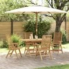 Kėdė 4 pcs Ruda 64.5 x 52 x 108 cm Kieto teka medžio