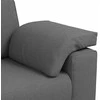 Dvivietė sofa Tamsiai pilka 160 cm audinys