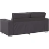 Dvivietė sofa Pilka 180 cm Dirbtinė oda