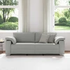 3-Vietis Sofa Debesų pilka 220 cm audinys