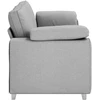 3-Vietis Sofa Debesų pilka 220 cm audinys