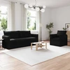Sofa Sofos komplektas 2 vnt. Juoda Audinys