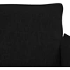 Sofa Sofos komplektas 2 vnt. Juoda Audinys