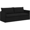 Sofa Sofos komplektas 2 vnt. Juoda Audinys