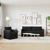 Sofa Sofos komplektas 2 vnt. Juoda Audinys