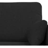 Sofa 2 pcs Juoda Metalas
