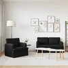 Sofa 2 pcs Juoda Metalas