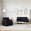Sofa 2 pcs Juoda Metalas