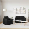 Sofa 2 pcs Juoda Metalas