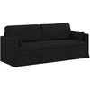Sofa 2 pcs Juoda Metalas