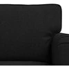 Sofa 2 pcs Juoda Metalas