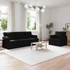Sofa 2 pcs Juoda Metalas