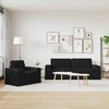 Sofa 2 pcs Juoda Metalas