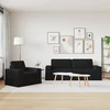 Sofa 2 pcs Juoda Metalas