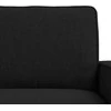 Sofa 2 pcs Juoda Metalas