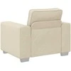 Sofa 2 pcs Šviesiai pilka 219 x 80 x 82 cm audinys