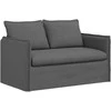 Sofa Sofos komplektas 2 pcs Tamsiai pilka 136 x 82 x 85 cm Audinys