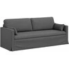 Sofa 2 pcs Tamsiai pilka Metalas