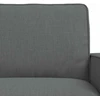Sofa 2 pcs Tamsiai pilka Metalas