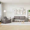 Sofa 2 pcs Taupe Metalas
