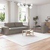 Sofa 2 pcs Taupe Metalas