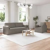 Sofa 2 pcs Taupe Metalas