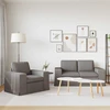Sofa 2 pcs Taupe Metalas