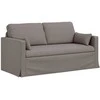 Sofa 2 pcs Taupe Metalas