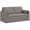 Sofa 2 pcs Taupe Metalas